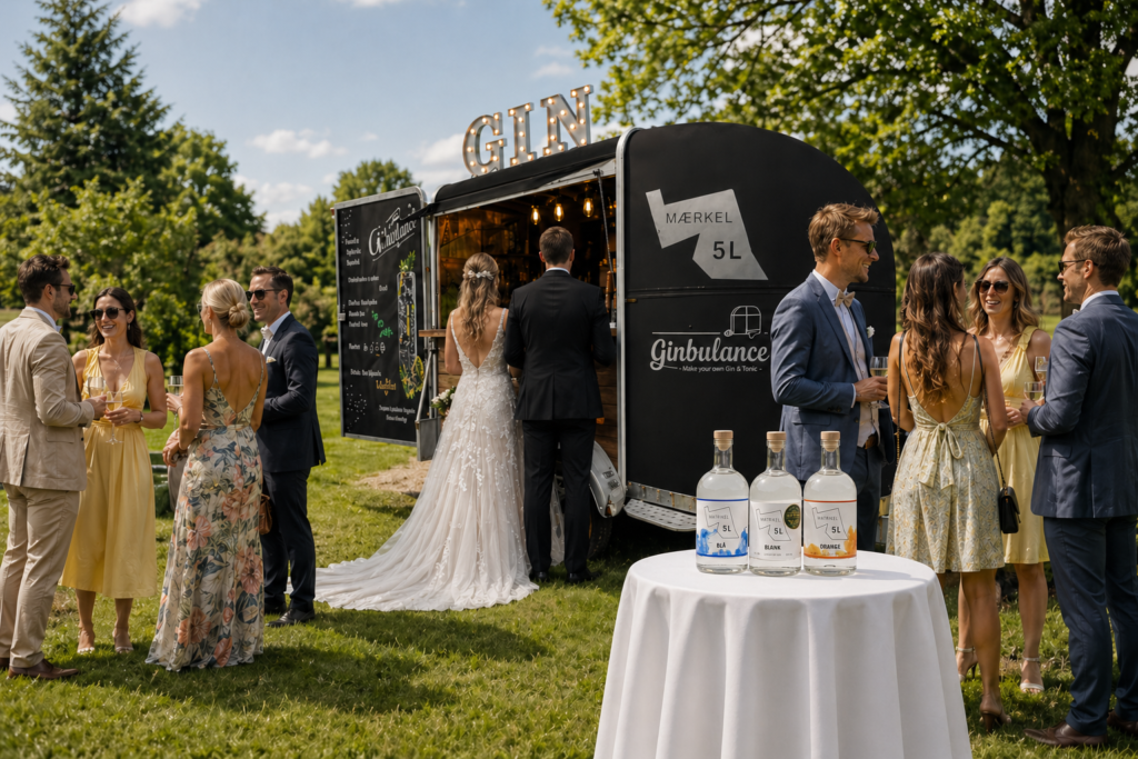Ginbulancen rykker ud til bryllupper
